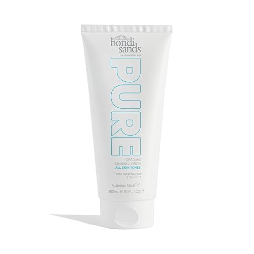 Bondi Sands PURE Gradual Tanning Lotion | Hydrates with Hyaluronic Acid for a Glowing Tan, Fragrance Free, Cruelty Free, Vegan | 6.76 Oz/200 mL Beauty & Personal Care Bondi Sands