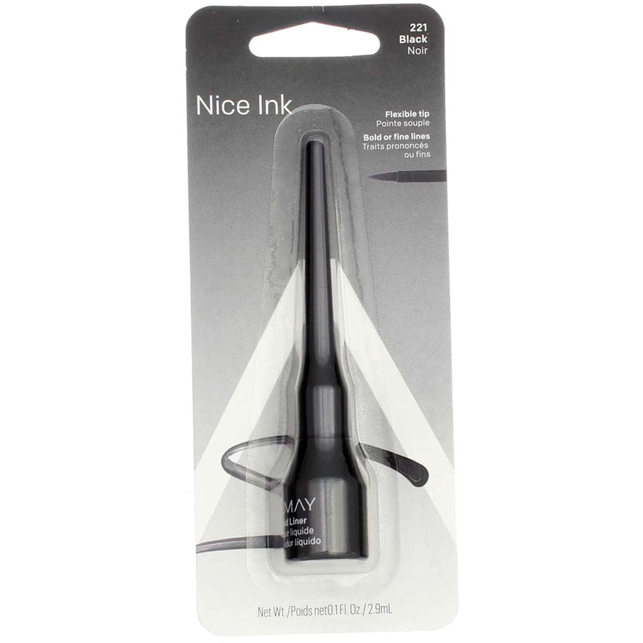 Liquid Eyeliner # 221 Black Noir by Almay for Women - 0.1 oz Eyeliner Beauty & Personal Care Almay