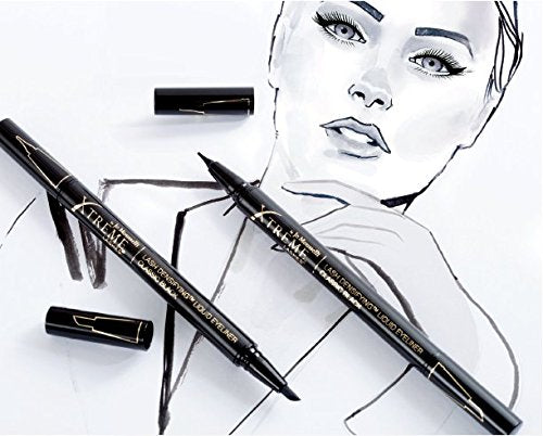 Xtreme Lashes Lash Densifying Liquid Eyeliner, Classic Black, Smudge-Resistant, Dual-Tip, Long-Lasting Make Up, Hypoallergenic, Safe for Eyelash Beauty & Personal Care Xtreme Lashes