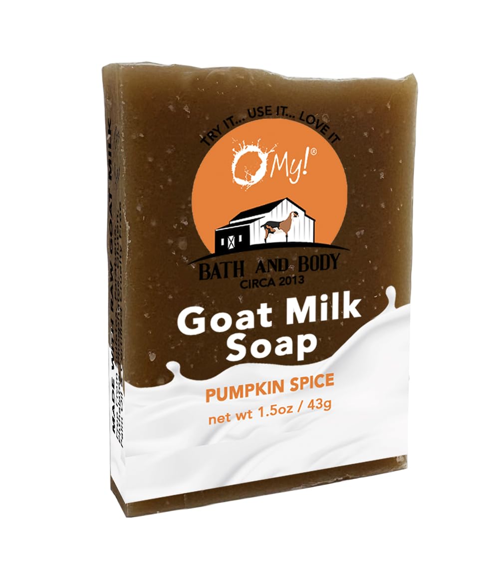 O My! Goat Milk Soap Bar 1.5oz Traveler | Made with Farm-Fresh Goat Milk | Free of Parabens & More | Handcrafted USA Beauty & Personal Care O My!