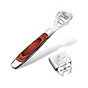 BEINY Stainless Steel Callus Shaver Pedicure Dead Hard Skin Remover Heel Razor Wooden Handle Cutter with Skin Rub & 10 Blades for Foot Care, Removing Beauty & Personal Care BEINY