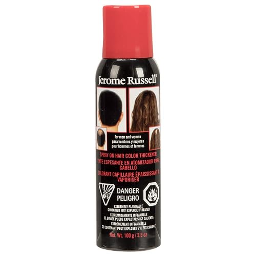 Jerome Russell Hair Color Thickener For Thinning Hair, Silver/Gray, 140 ml Beauty & Personal Care Jerome Russell