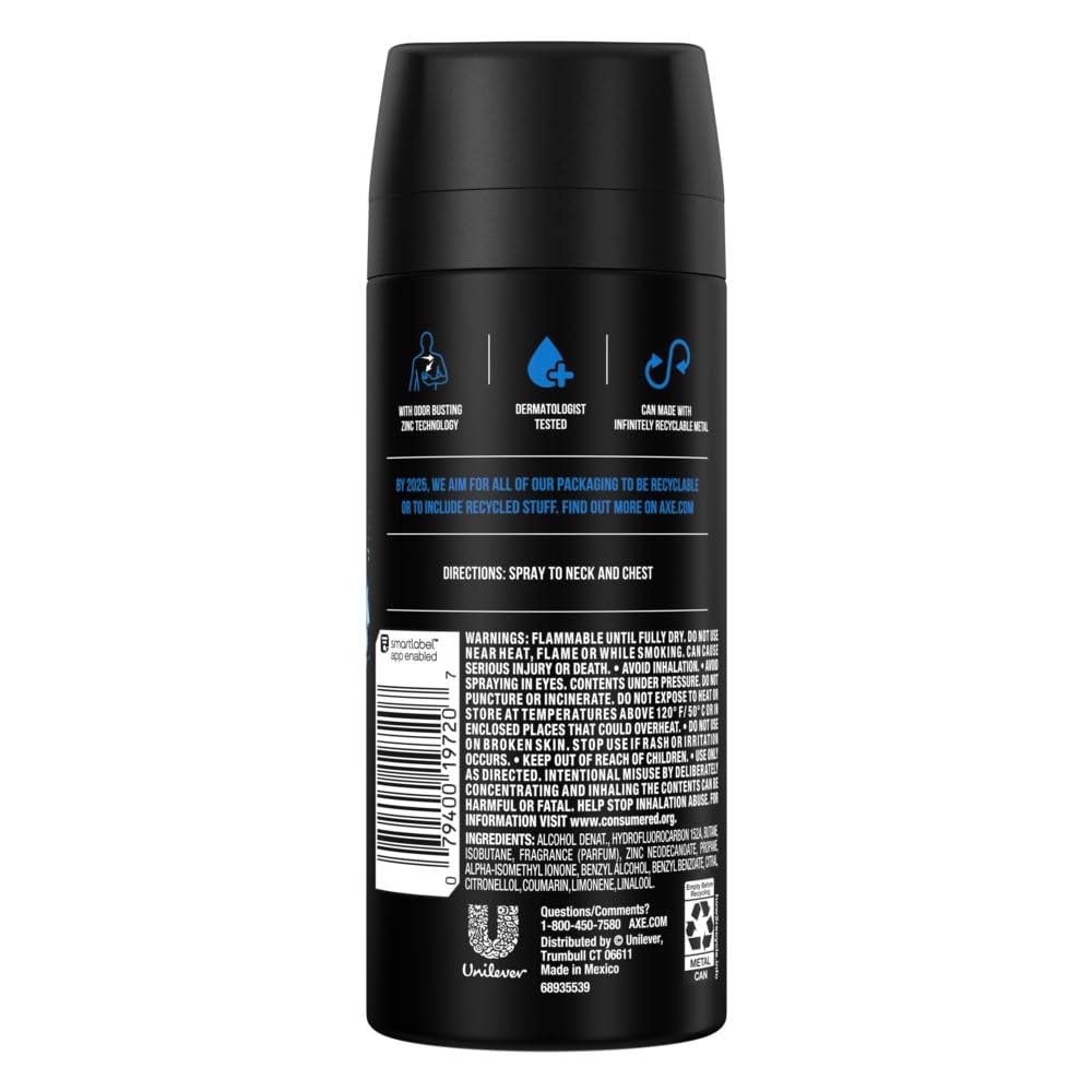AXE Daily Fragrance Anarchy 4 oz (Pack of 12) Beauty & Personal Care AXE