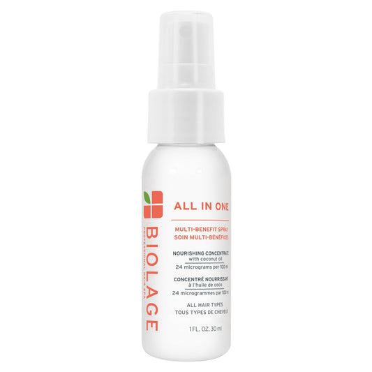 Biolage All-In-One Multi-Benefit Spray - Leave-In Treatment, Heat Protectant, Shine, Frizz Control, For All Hair Types, Coconut Oil, Vegan Beauty and Personal Care Biolage Default Title