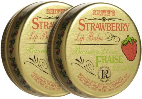 Rosebud Perfume Co. Lip Balm-Strawberry,0.8 Ounce (Pack of 2) Beauty & Personal Care ROSEBUD PERFUME