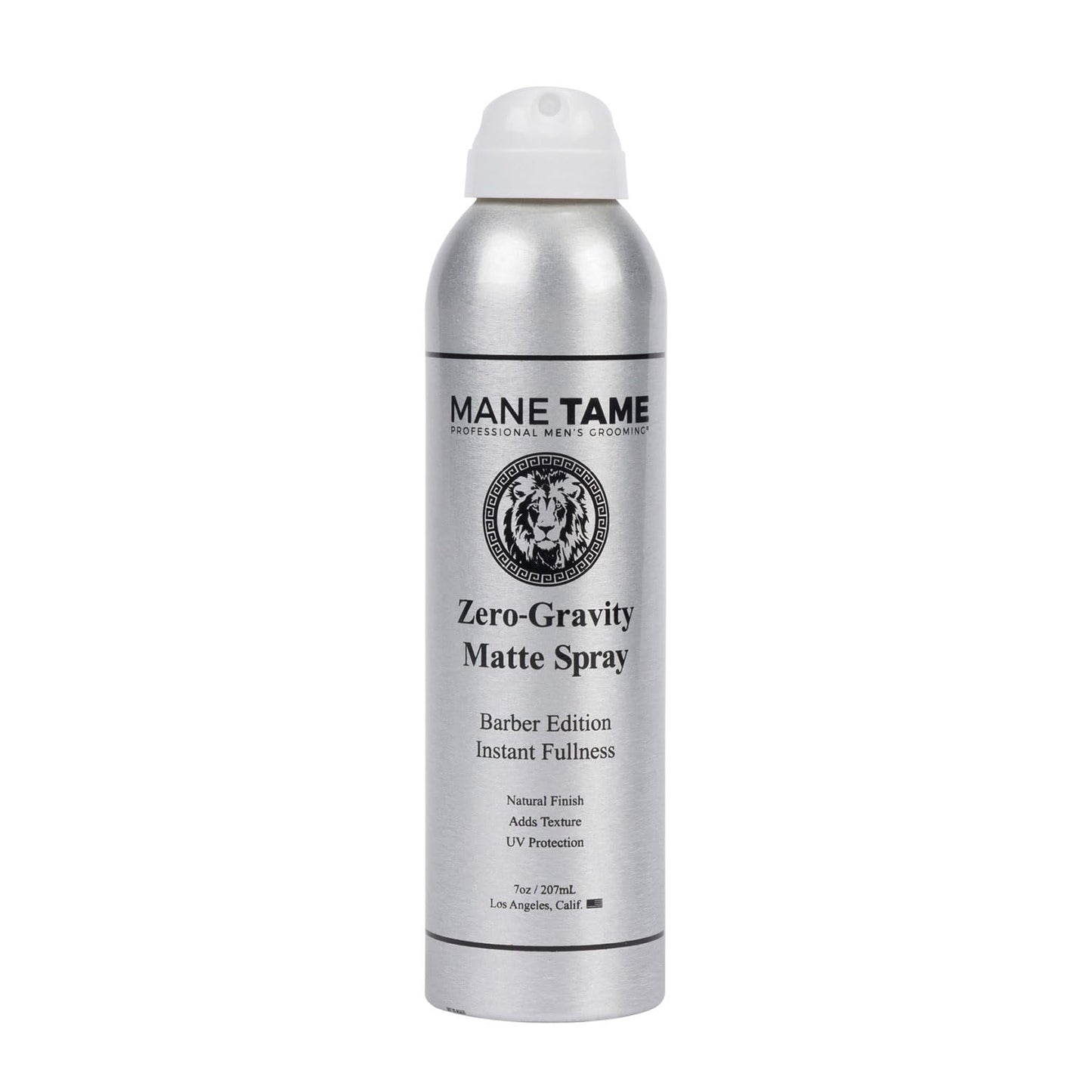 MANE TAME Zero-Gravity 7oz Matte Finish Spray - Adds Instant Fullness, Volume, Texture, and UV Protection for Thicker, Styled Hair Beauty & Personal Care Mane Tame Professional Men's Grooming