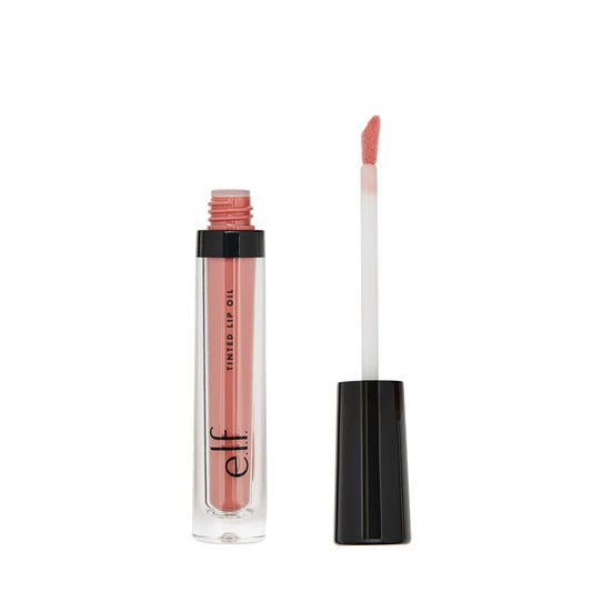 e.l.f. Cosmetics Tinted Lip Oil, Long Lasting & Sheer Coverage, Non-Sticky, Hydrates, Adds Shine, Infused with Jojoba, Apricot & Vitamin E, Nude Kiss Beauty & Personal Care e.l.f.