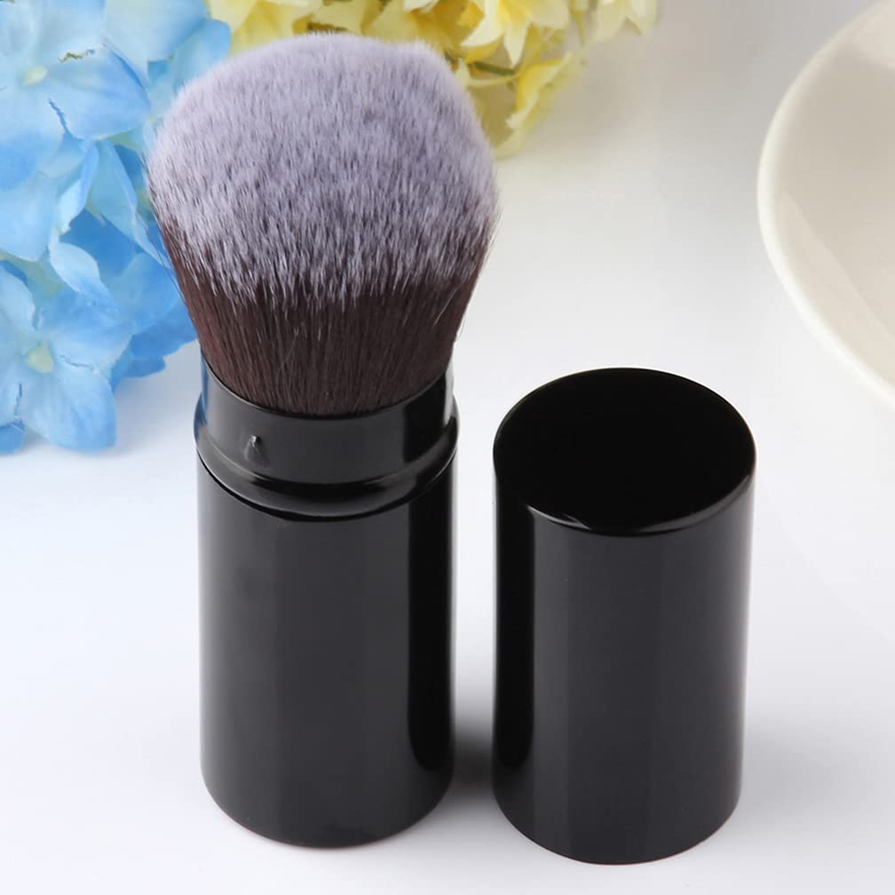 RN BEAUTY Retractable Kabuki Brushes Foundation Powder Blush Brush Extensible Makeup Brush Face Blender Brush Professional Mineral Blending Brush Beauty & Personal Care RN BEAUTY