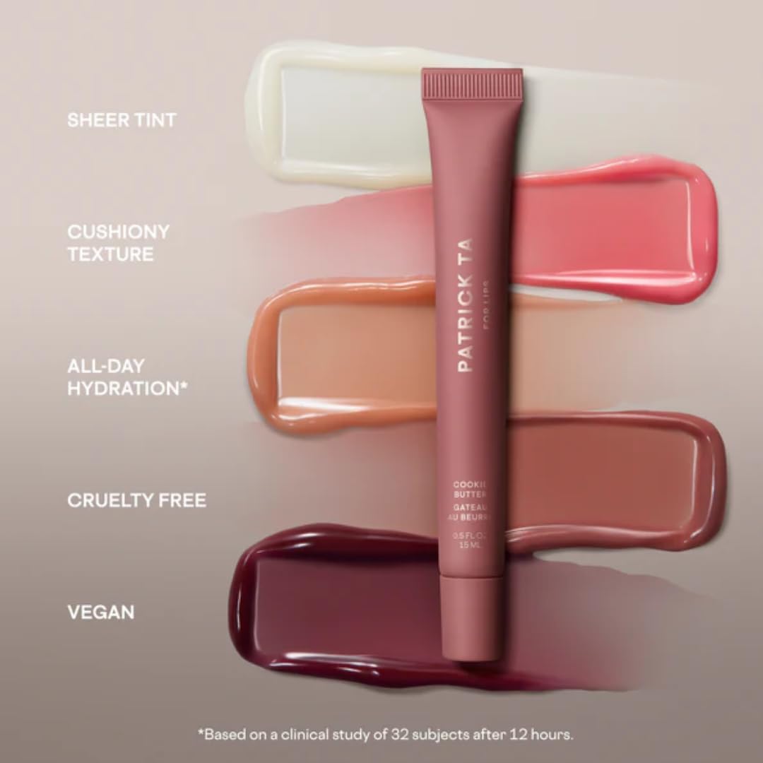 PATRICK TA Major Moisture Smoothing Lip Balm, Cookie Butter Beauty and Personal Care PATRICK TA