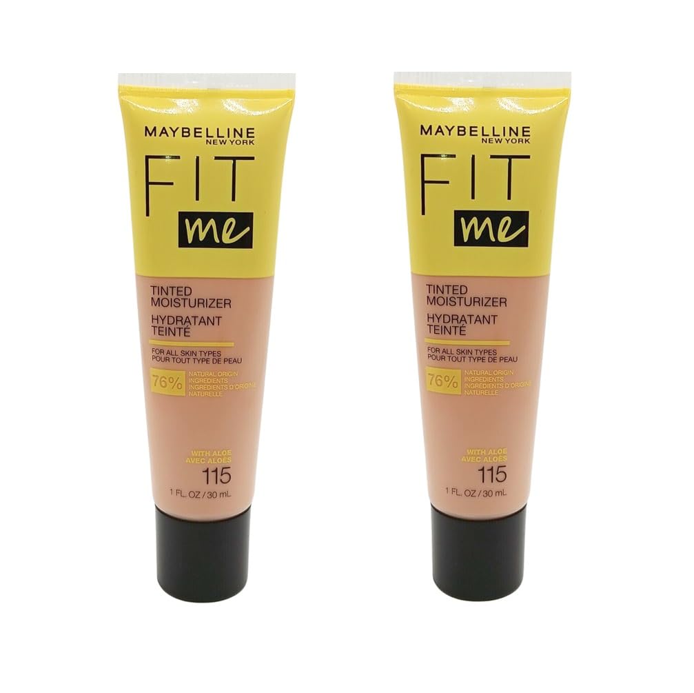 Maybelline New York Pack of 2 Fit Me Tinted Moisturizer, 115 Beauty & Personal Care MAYBELLINE