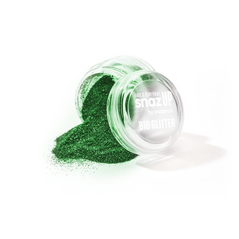 Snazaroo Fine Bio Glitter, 5g (.17-oz) Tub, Green Beauty & Personal Care Snazaroo