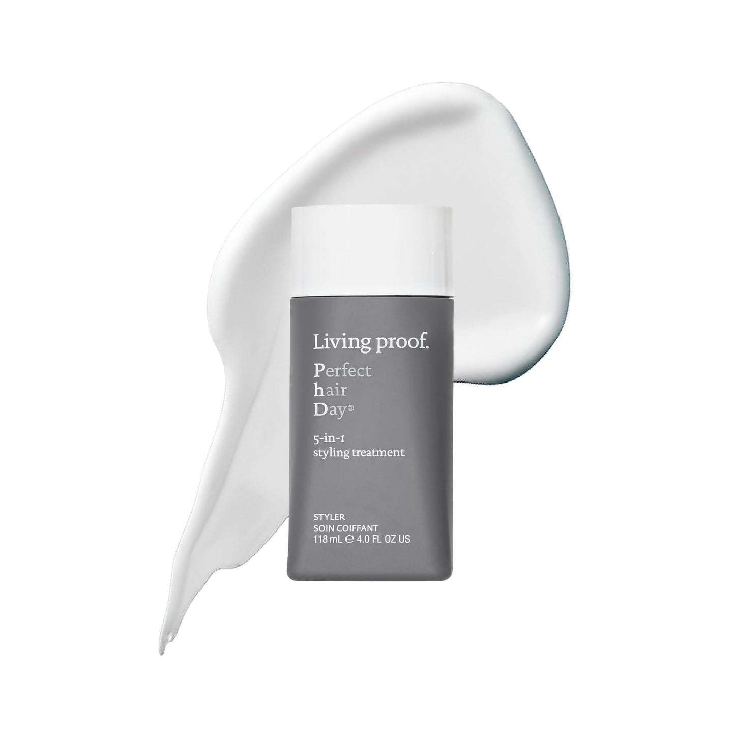 Living Proof Perfect Hair Day 5-in-1 Styling Treatment - Conditions, Smooths, Volumizes, Adds Shine, Heat Protection up to 450°F, 4 oz Beauty & Personal Care Living proof