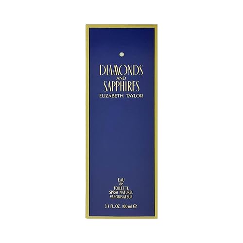 DIAMONDS & SAPHIRES by Elizabeth Taylor Eau De Toilette Spray 3.4 oz for Women - 100% Authentic Beauty & Personal Care Elizabeth Taylor