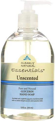 Clearly Natural Pure and Natural Glycerine Hand Soap Unscented - 12 fl oz - Pack of 1 by Clearly Natural Beauty & Personal Care Beaumont Products, Inc.