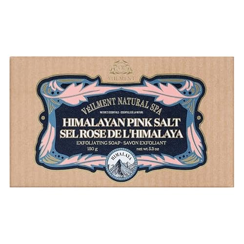 Veilment Natural Spa Himalaya Pink Salt Exfoliating Soap Beauty & Personal Care AVON