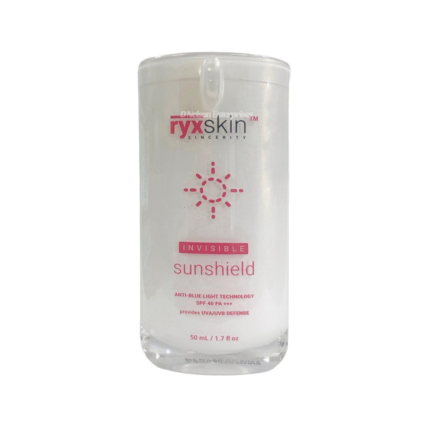 Ryxskin Ryx Skin Invisible Sunshield Sunscreen Anti-Blue Light Technology SPF 40 PA+++, 50ml, Small Beauty & Personal Care Ryxskin