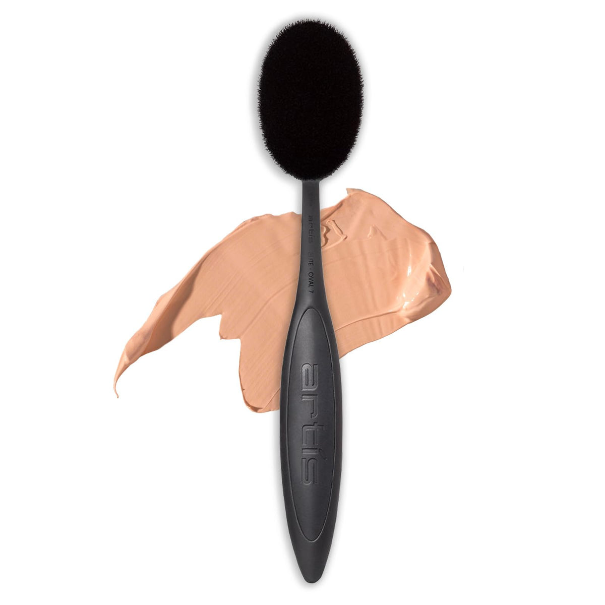 Artis Elite Oval 7 Brush Professional Foundation Brush with Patented CosmeFibre Synthetic Bristles & Ergonomic Metal Alloy Handle for Liquid, Cream