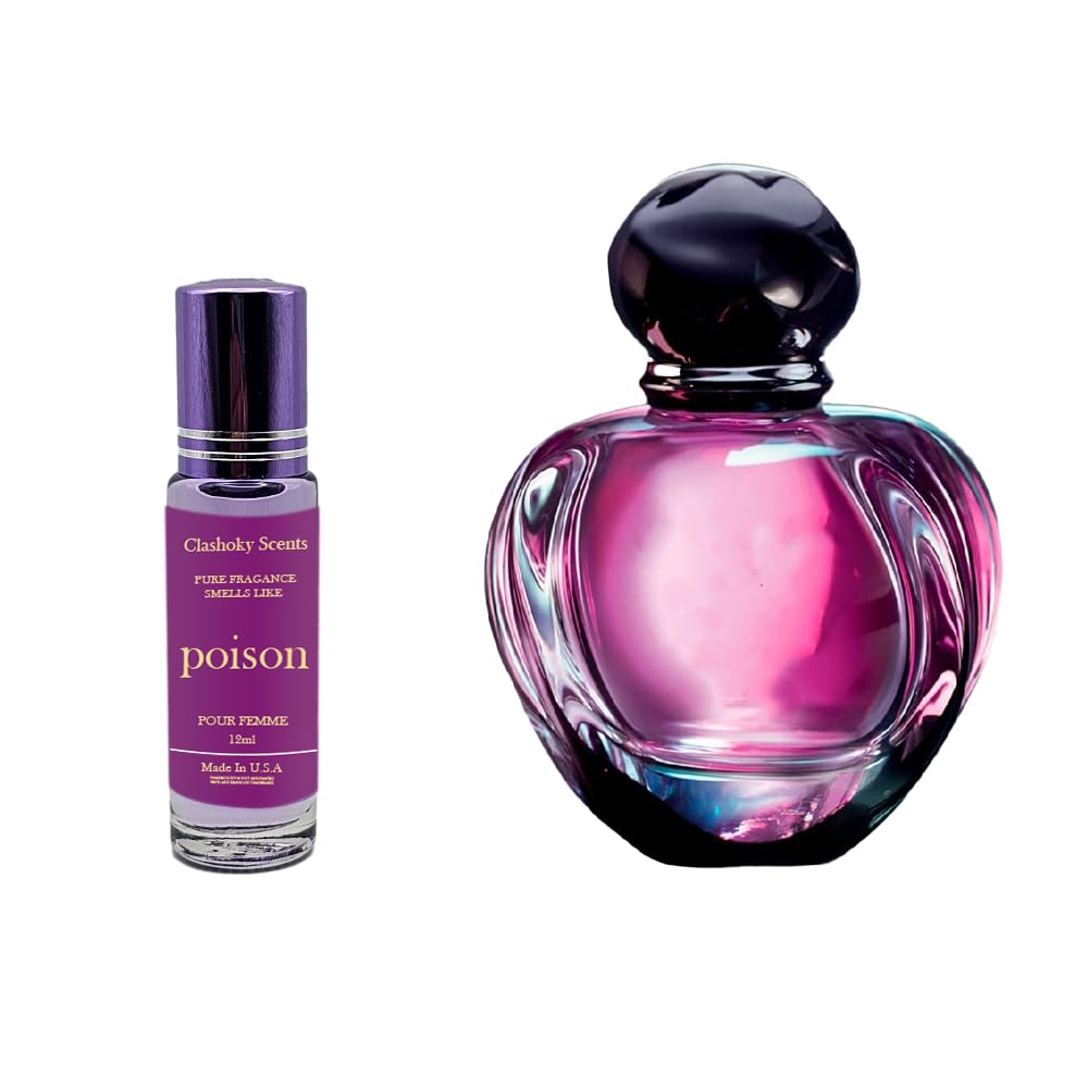 Clashoky Fragrance Perfume Oils Poison Perfume Roll On Body Oil for Women (12ml) (Pack of 1) Beauty & Personal Care Clashoky