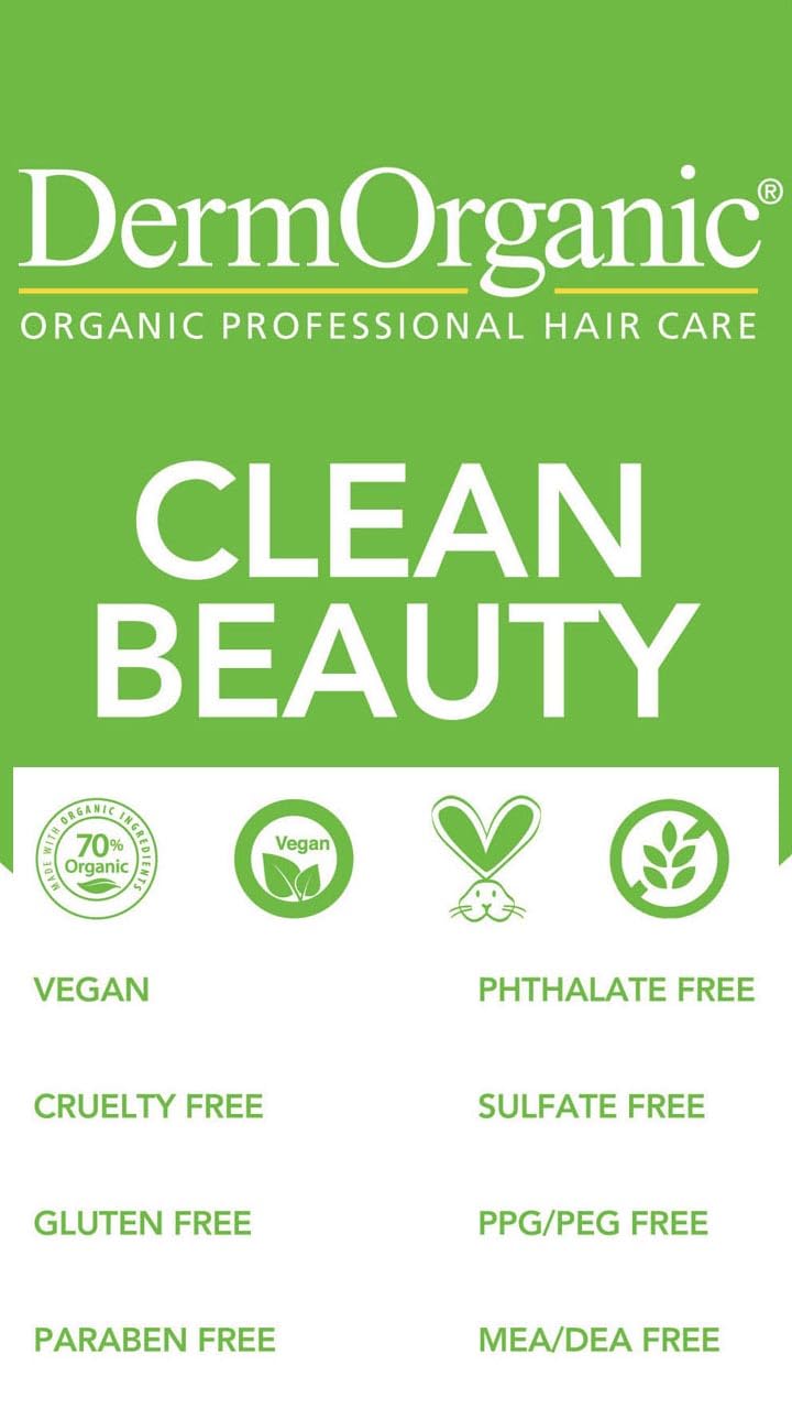 DermOrganic Damaged Hair Duo with Organic Argan Oil, Daily Hydrating Shampoo + Deep Conditioner Masque Sulfate-Free, Color-Safe, Vegan, Gluten-Free (2 Beauty & Personal Care DermOrganic
