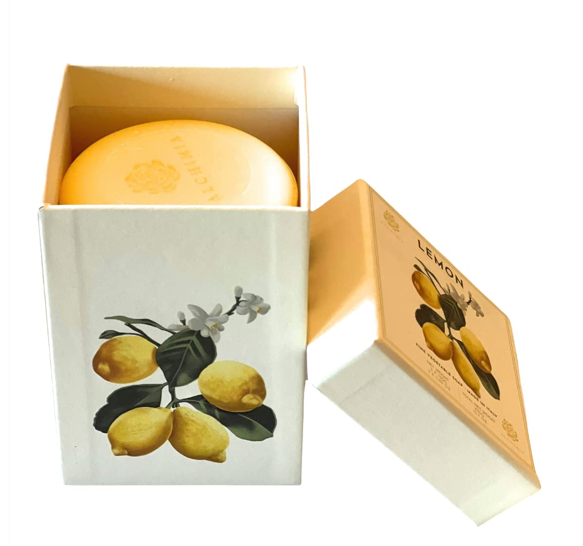 Alchimia Lemon Citron 3pc Boxed Soap Set 3 x 5.25 Oz Beauty & Personal Care Alchimia