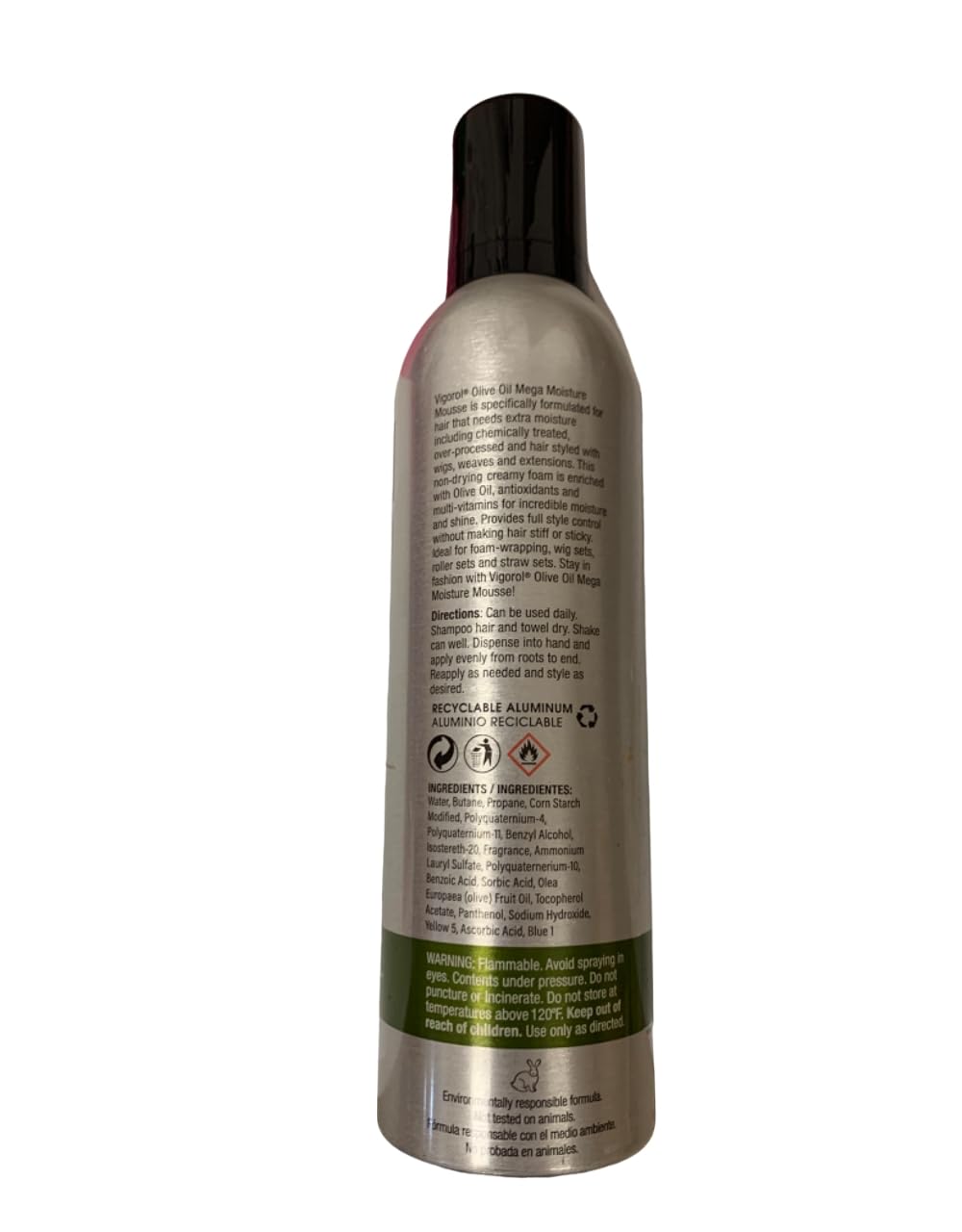Vigorol Mousse Olive Oil 12 Oz. Beauty & Personal Care Vigorol