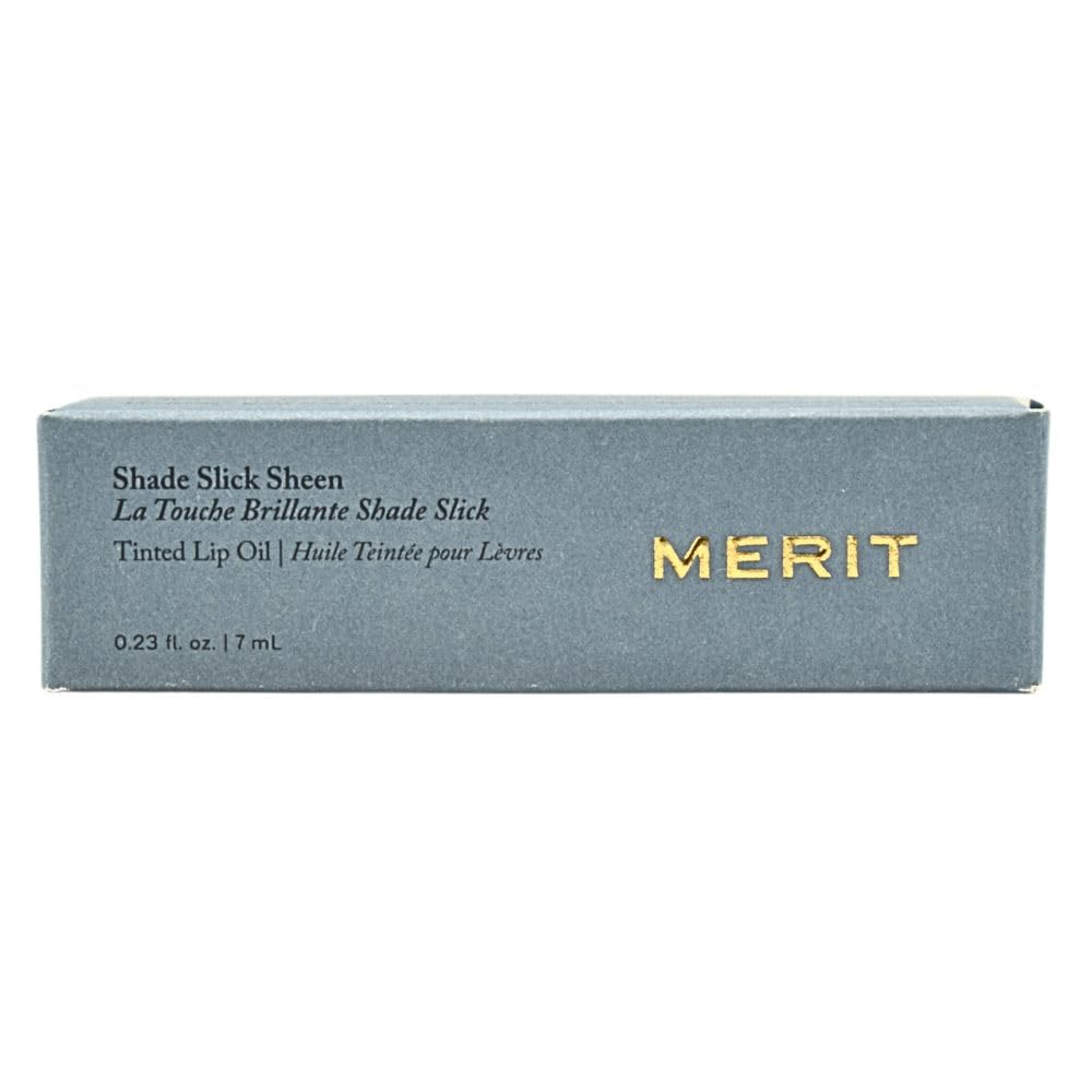 Merit Shade Slick Hydrating Tinted Lip Oil - Twin Set Mauve | Vegan Lip Gloss with Rosehip, Shea & Jojoba Oils for Moisturizing High-Shine Color Beauty & Personal Care Merit
