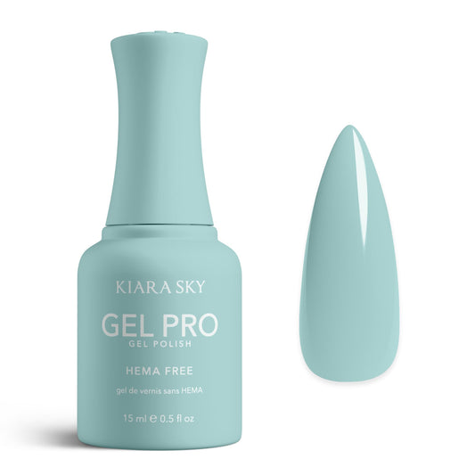 KIARA SKY Gel Pro HEMA-Free Gel Nail Polish | Full Coverage, 28+ Day Wear, Self-Leveling, UV/LED Soak-Off, 0.5 fl oz | In The Air #046