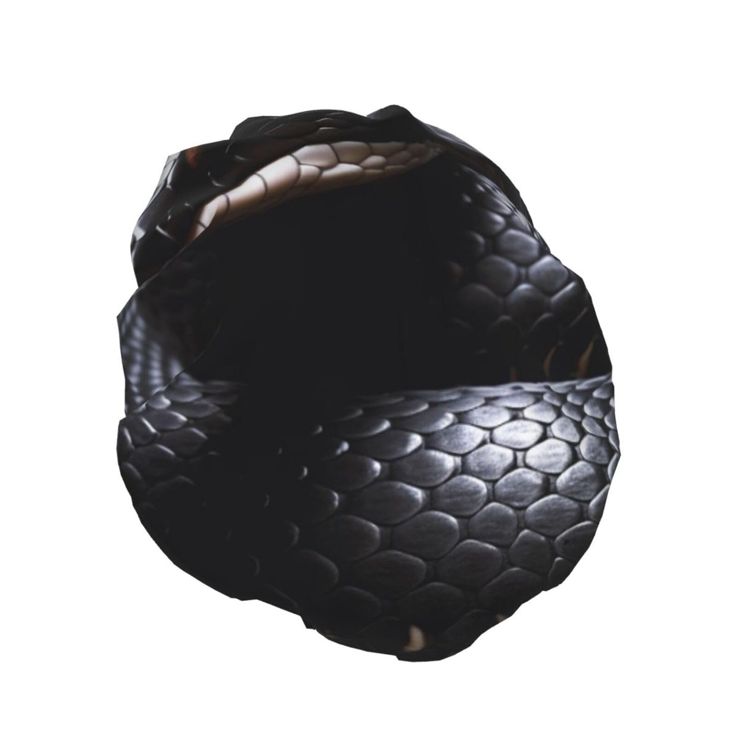 Black Snake Shower Cap for Women Men Large Reusable Shower Bonnet Double-Layer Waterproof Bath Caps Elastic Band Hair Hat for All Hairstyles Beauty and Personal Care BWLHJKE
