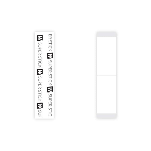 Walker Tape Co. Stick Tape Straight Strips by Walker, 36 pcs (3/4 in x 3 in) Clear