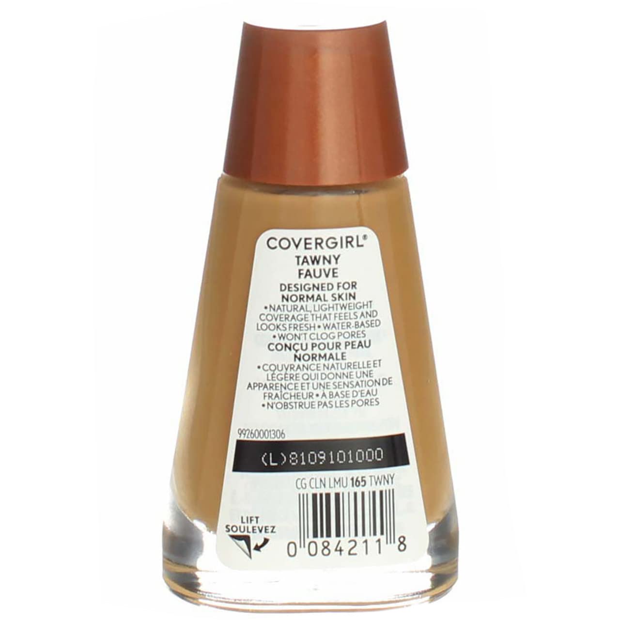 COVERGIRL Clean Liquid Makeup, Tawny (N) 165, 1.0-Ounce Bottles (Pack of 2) Beauty & Personal Care COVERGIRL