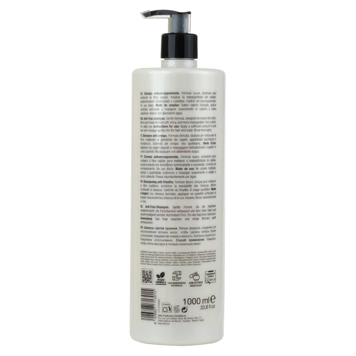 Tahe Miracle Gold For Frizz Control Kit - Shampoo 1000ml + Mask 1000ml Beauty & Personal Care Tahe