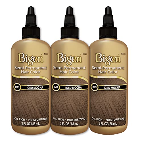IM3 Iced Mocha Bigen Semi Permanent Hair Color (3 Pack) Beauty & Personal Care Bigen