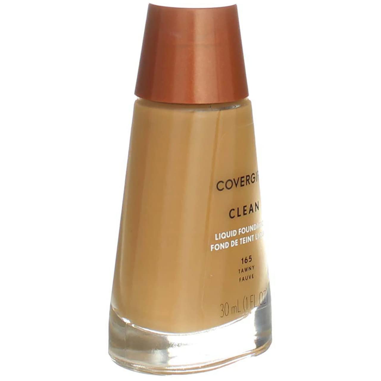 COVERGIRL Clean Liquid Makeup, Tawny (N) 165, 1.0-Ounce Bottles (Pack of 2) Beauty & Personal Care COVERGIRL