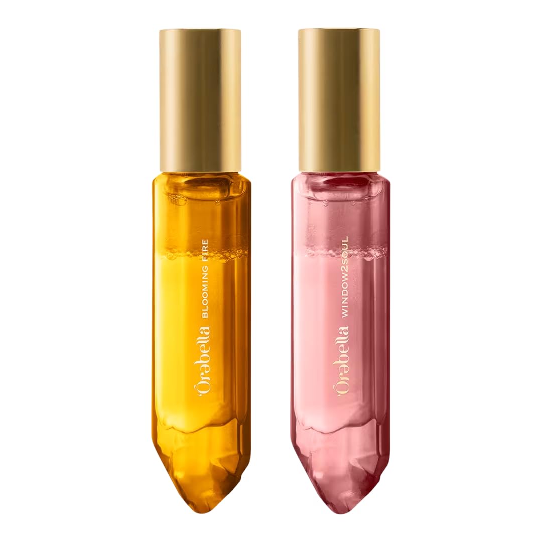 Orebella Florals Travel Duo Gift Set, Blooming Fire and Window2Soul Fragrances 0.33 oz Travel Spray Beauty & Personal Care Orebella