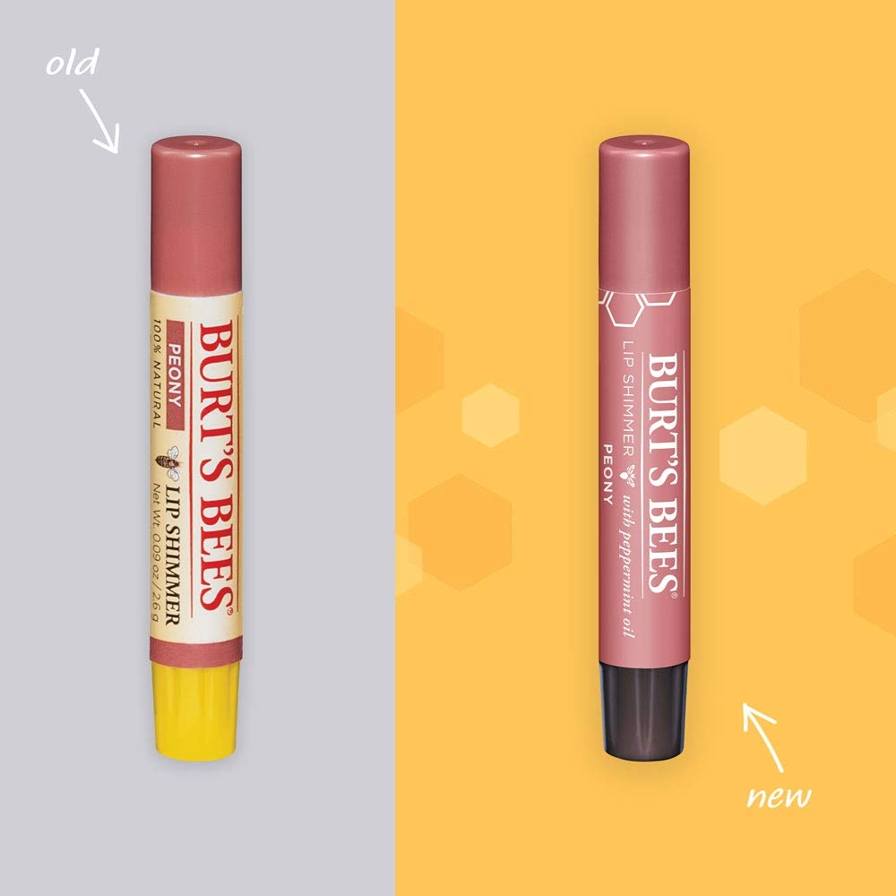 Burts Bees Peony Lip Shimmer, 0.09 OZ Beauty & Personal Care Burt's Bees
