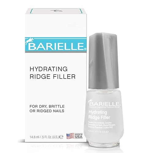 Barielle Hydrating Ridge Filler For Dry, Brittle, Ridged Nails & Nail Growth, Fill and Smooths Nail Ridges, Strengthening Base Coat 0.5 Ounce Beauty & Personal Care BARIELLE