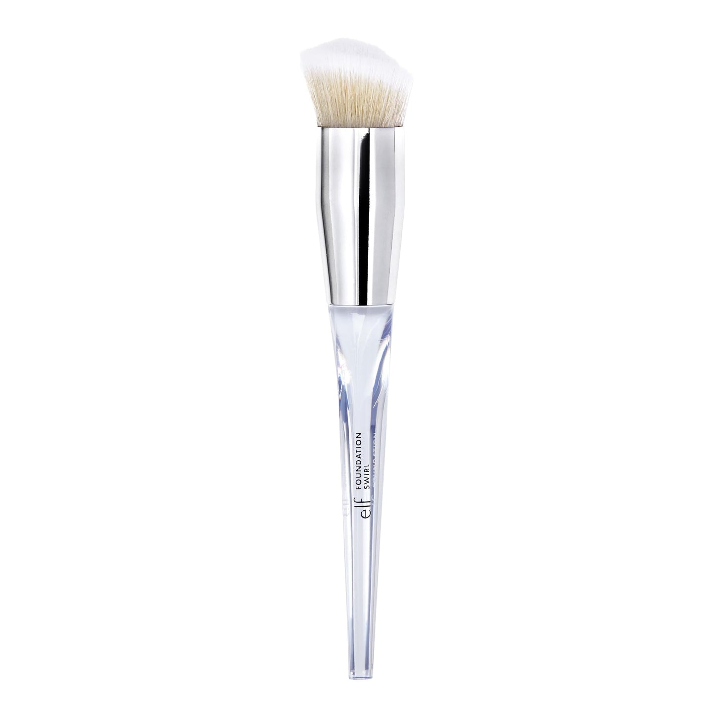 e.l.f. Precision Swirl Foundation Brush, Blends Liquid Foundation Smoothly Onto Skin, Triangular Handle For Ultimate Control, Vegan & Cruelty-Free Beauty & Personal Care e.l.f.