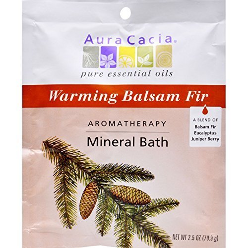 Aura Cacia Bath Mnrl Balsam Fir Warming Beauty and Personal Care Aura Cacia