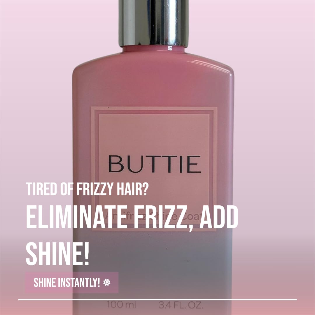 Buttie Antifrizz Shine Coat - Frizz Control & Gloss for Silky, Smooth Hair Beauty & Personal Care Buttie