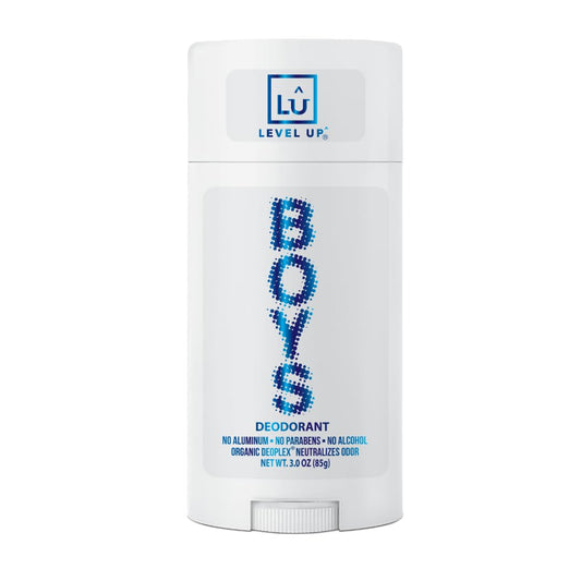 Level Up Boys Deodorant: Aluminum-Free Alcohol-Free, Paraben-Free, 24 Hr Odor Protection, Clean Fresh Scent, Kids & Tweens Made in the USA Beauty and Personal Care Level Up Default Title