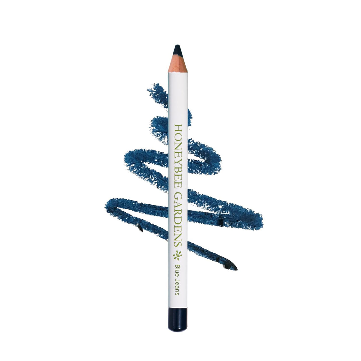 Honeybee Gardens Effortless Eye Liner Pencil in Blue Jeans, Rich Pigmentation, Smooth, Long-Wearing, Vegan, Gluten-Free Beauty & Personal Care Honeybee Gardens