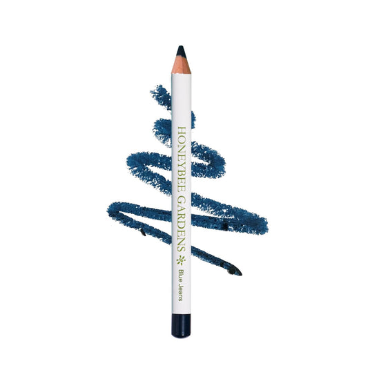 Honeybee Gardens Effortless Eye Liner Pencil in Blue Jeans, Rich Pigmentation, Smooth, Long-Wearing, Vegan, Gluten-Free Beauty & Personal Care Honeybee Gardens