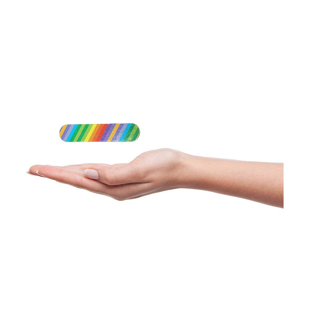 ZMOI (1 Dozen) Colorful Girly Mini Emery Board Nail Files Beauty & Personal Care ZMOI