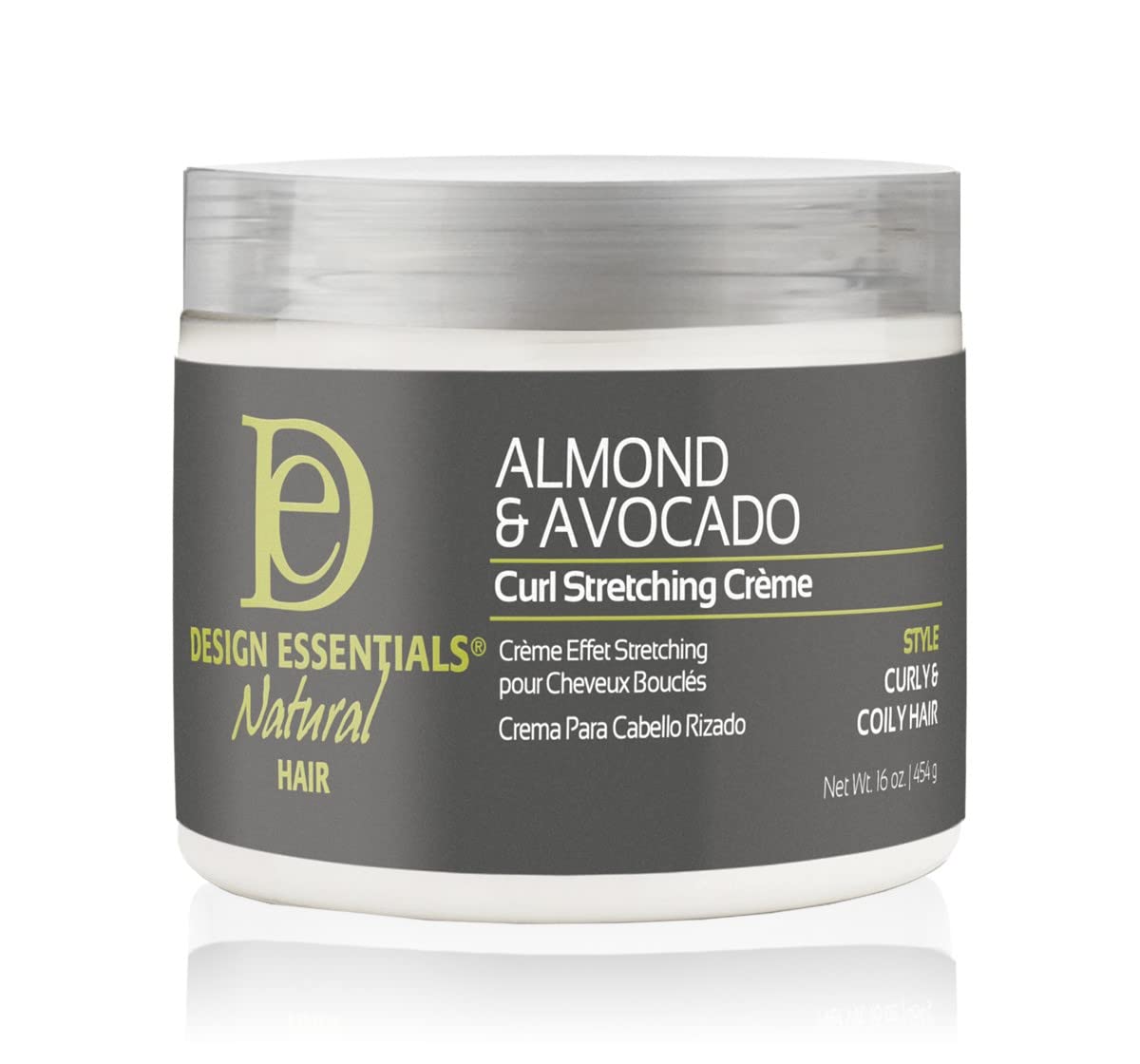 Design Essentials Natural Almond & Avocado Curl Stretching Cream For All Curl Types, Stretching Crème, 16 Fl Oz Beauty & Personal Care Design Essentials