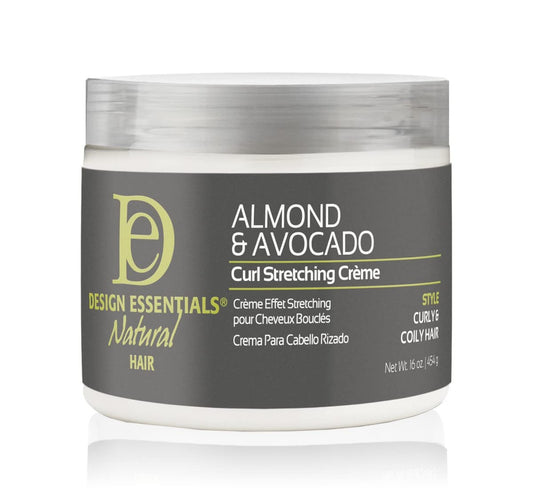 Design Essentials Natural Almond & Avocado Curl Stretching Cream For All Curl Types, Stretching Crème, 16 Fl Oz Beauty & Personal Care Design Essentials