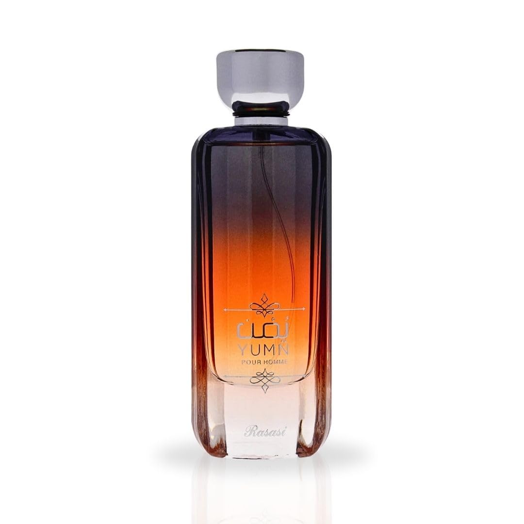 RASASI Yumn Eau De Parfum Spray 100ML (3.38 OZ) Arabian Warm Spicy And Refreshing Men's Perfume, Long Lasting, Luxurious Scent Beauty & Personal Care RASASI