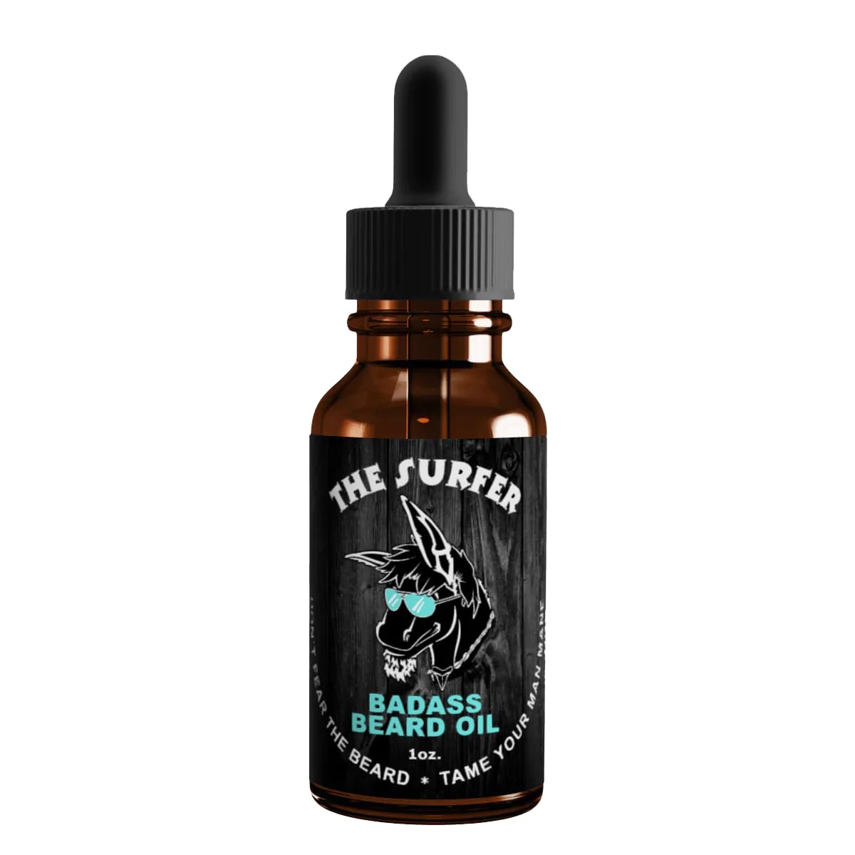 Badass Beard Care Beard Oil For Men - Surfer Scent, 1 oz - Natural Ingredients, Keeps Beard and Mustache Full, Soft and Healthy, Reduce Itchy, Flaky Beauty and Personal Care Badass Beard Care