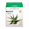 Cala Korea Aloe Vera, Collagen And Vitamin E, Essence full face facial Mask Sheet, 5 pack Beauty & Personal Care Cala