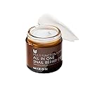 MIZON All-in-One Snail Repair Cream - Korean Face Moisturizer with Snail Mucin & 12 Natural Extracts - Hydrating & Nourishing Cream for Fine Lines Beauty & Personal Care MIZON