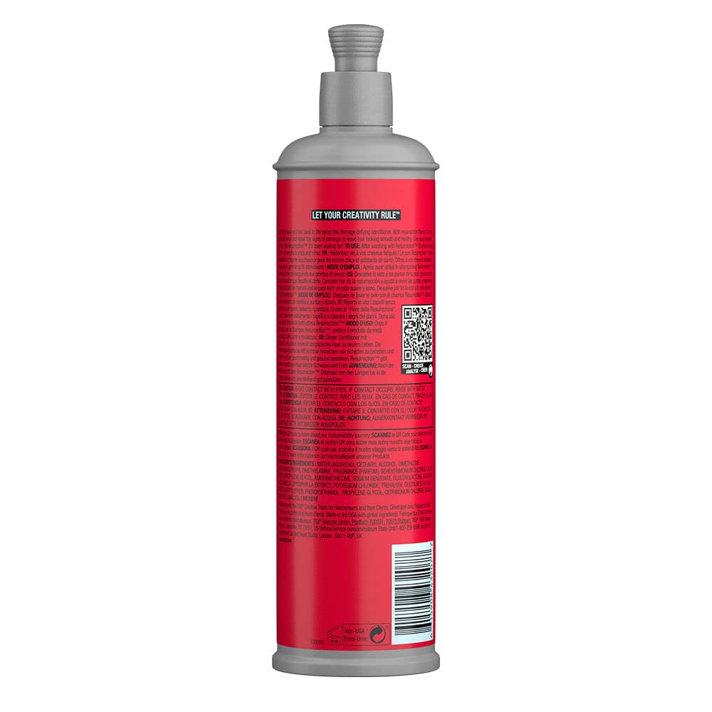 TIGI Bed Head RESURRECTION REPAIR CONDITIONER FOR DAMAGED HAIR 13.53 fl oz